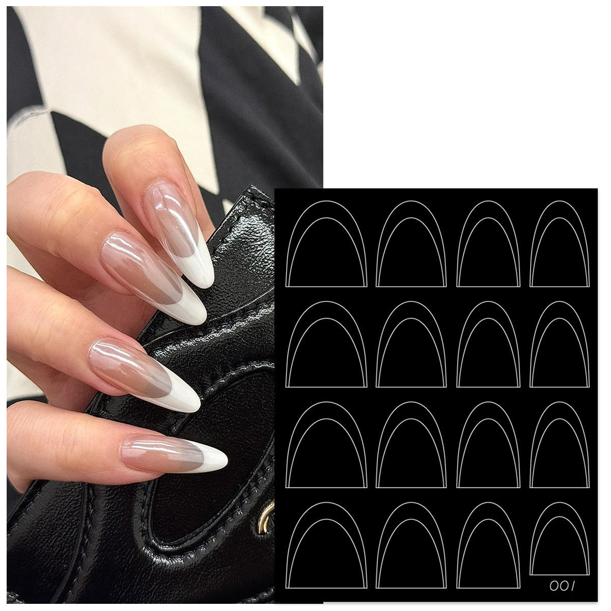 Wholesale Net red nail stickers
